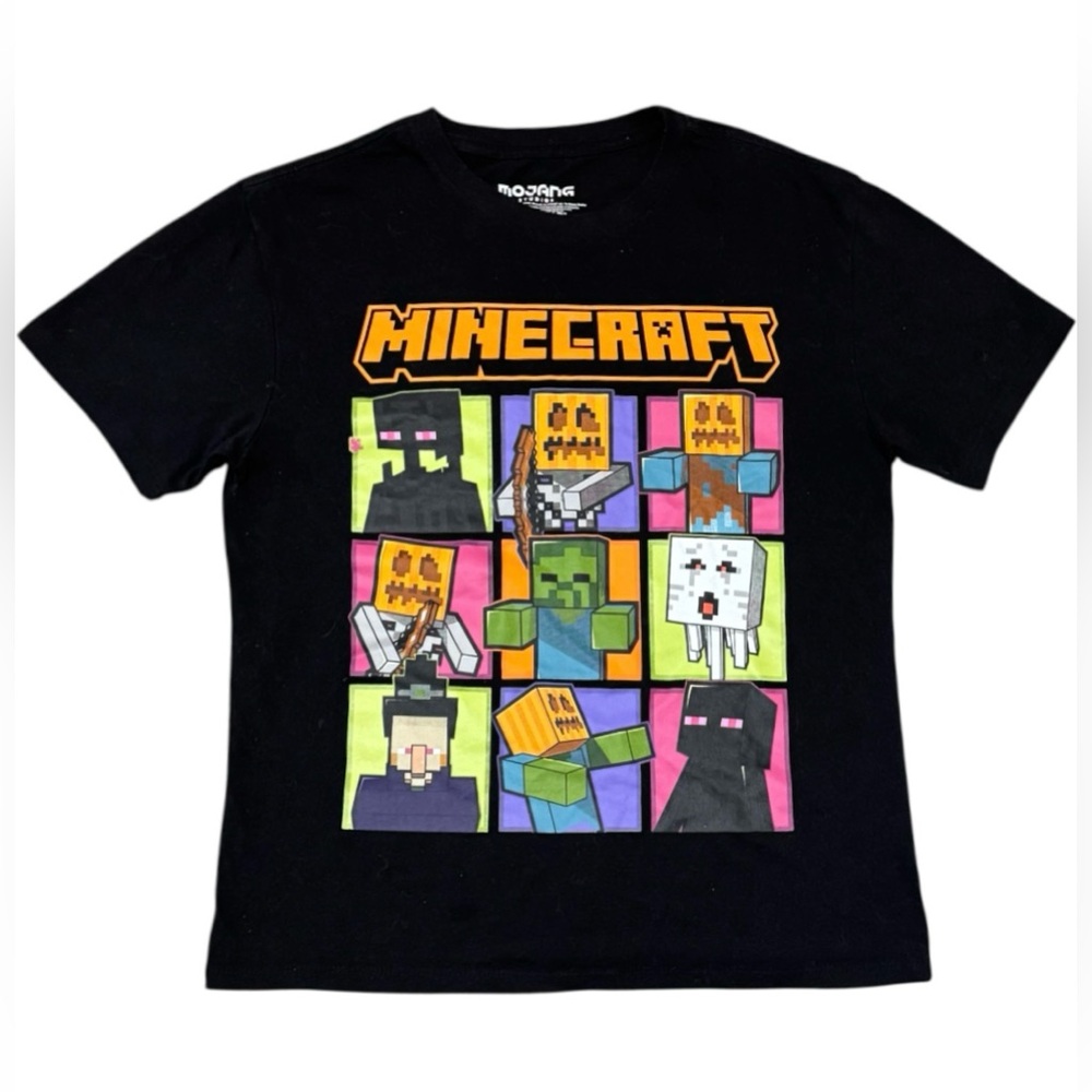 Minecraft Graphic T-Shirt,Boys Short-sleeved  with characters, size G/ 10/12 YRS
